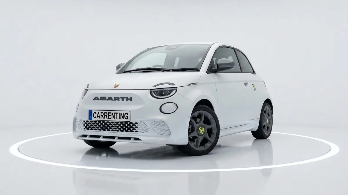 Abarth 500e 42kWh en renting en Barcelona — Lateral