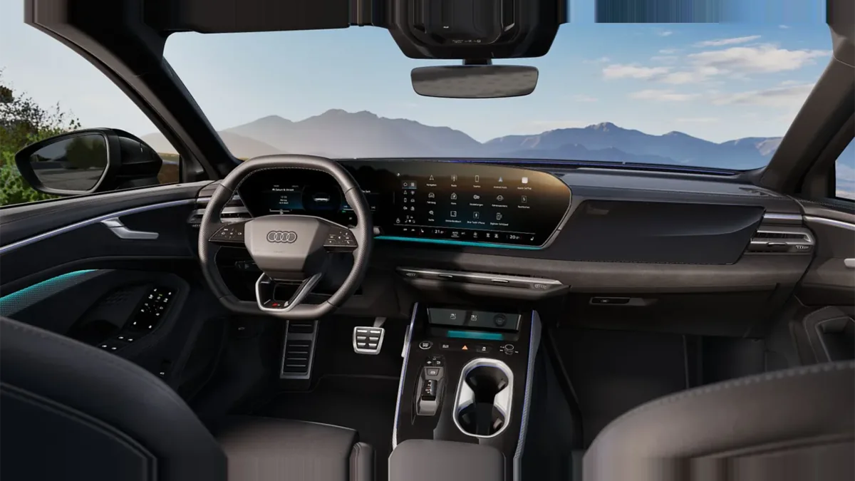 Audi A6 TDI 150kW (204CV) S Tronic Black Line en renting en Barcelona — Interior