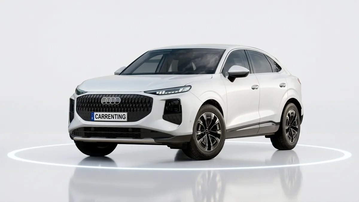 Audi Q3 Sportback Advanced TDI 110kW S Tronic en renting en Barcelona — Lateral