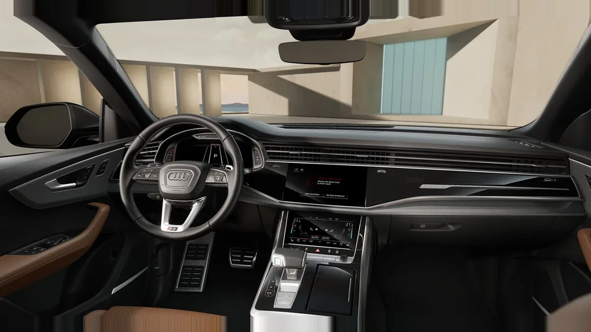 Audi RS Q8 441kW TipTronic en renting en Barcelona — Interior