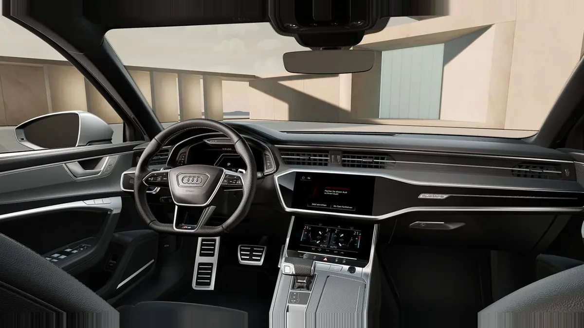 Audi RS6 Avant TFSI Quattro en renting en Barcelona — Interior