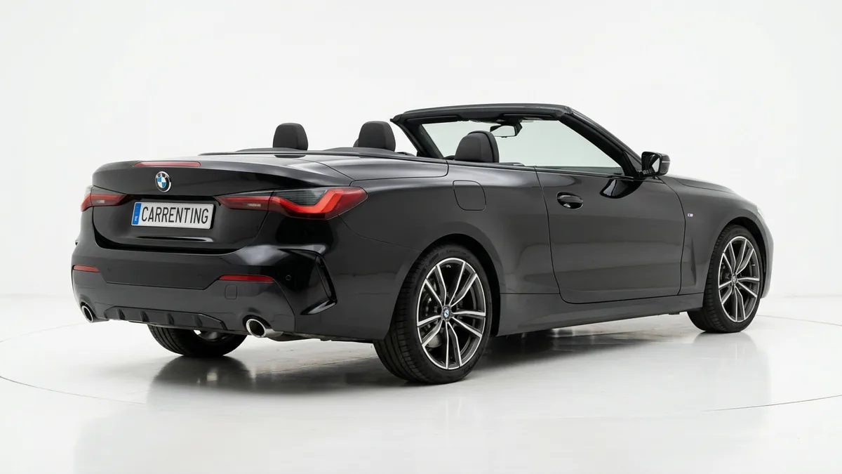 BMW Serie 4 420i Cabrio en renting en Barcelona — Trasera