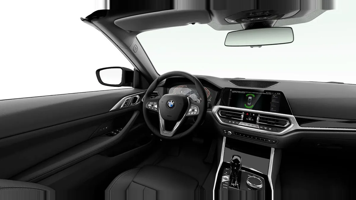 BMW Serie 4 420i Cabrio en renting en Barcelona — Delantera