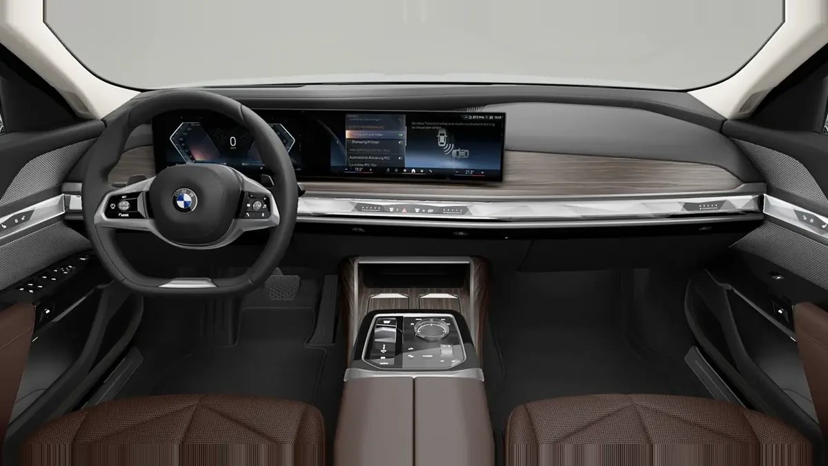 BMW Serie 7 740d xDrive en renting en Barcelona — Interior