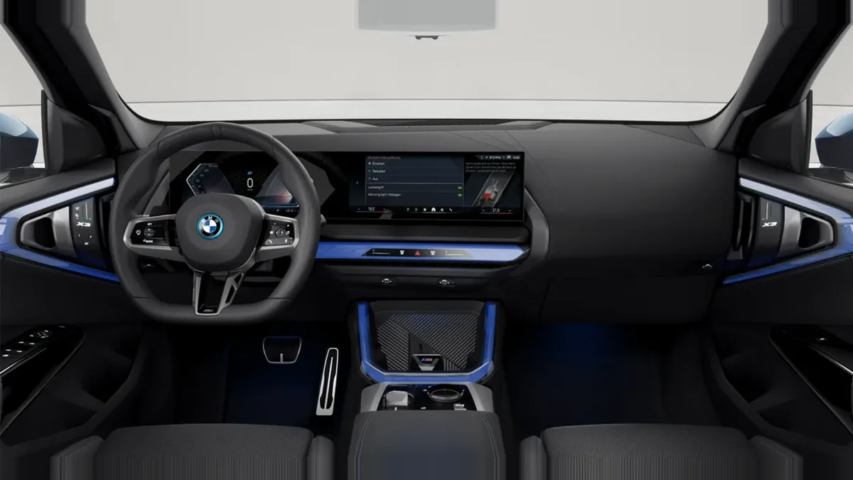 BMW X3 30e xDrive en renting en Barcelona — Interior