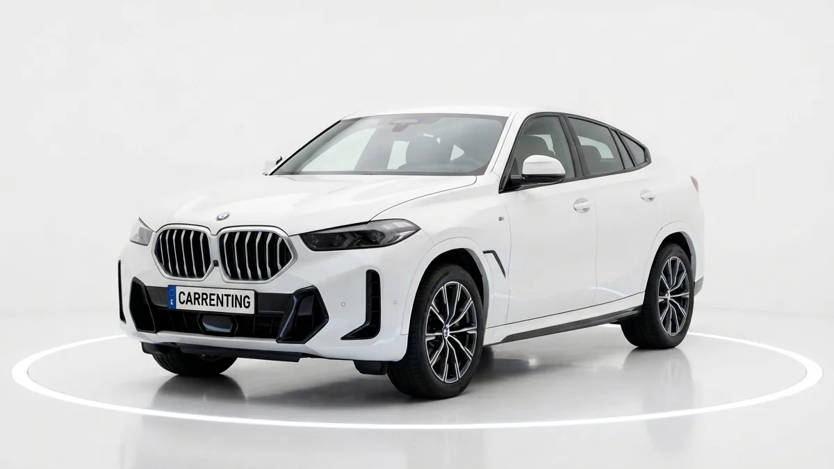 BMW X6 xDrive30d M Sport en renting en Barcelona — Lateral