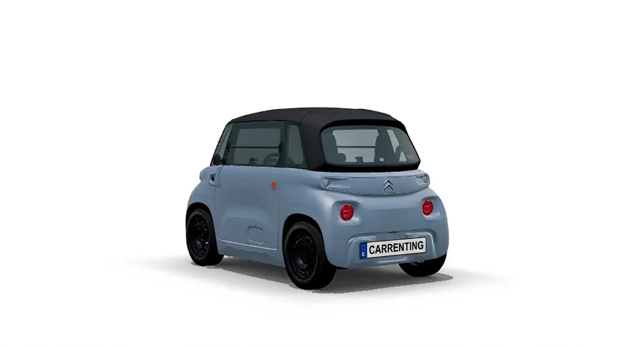 Citroën AMI en renting en Barcelona — Trasera