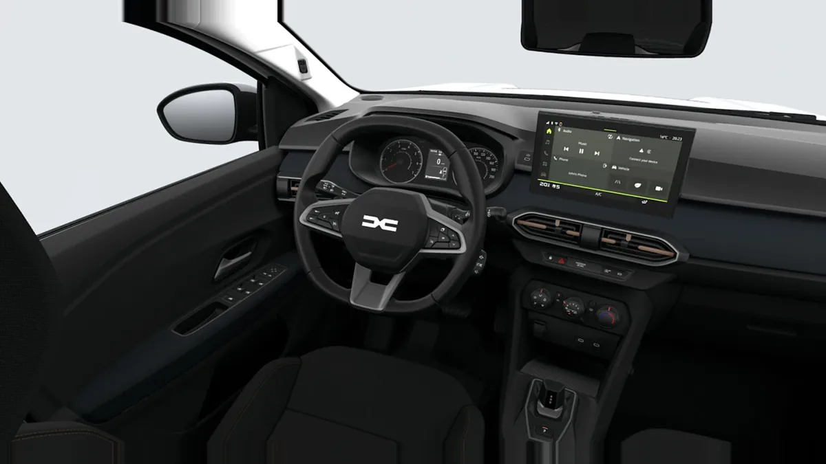 Dacia Sandero Stepway Expression ECO-G 120 AT en renting en Barcelona — Interior