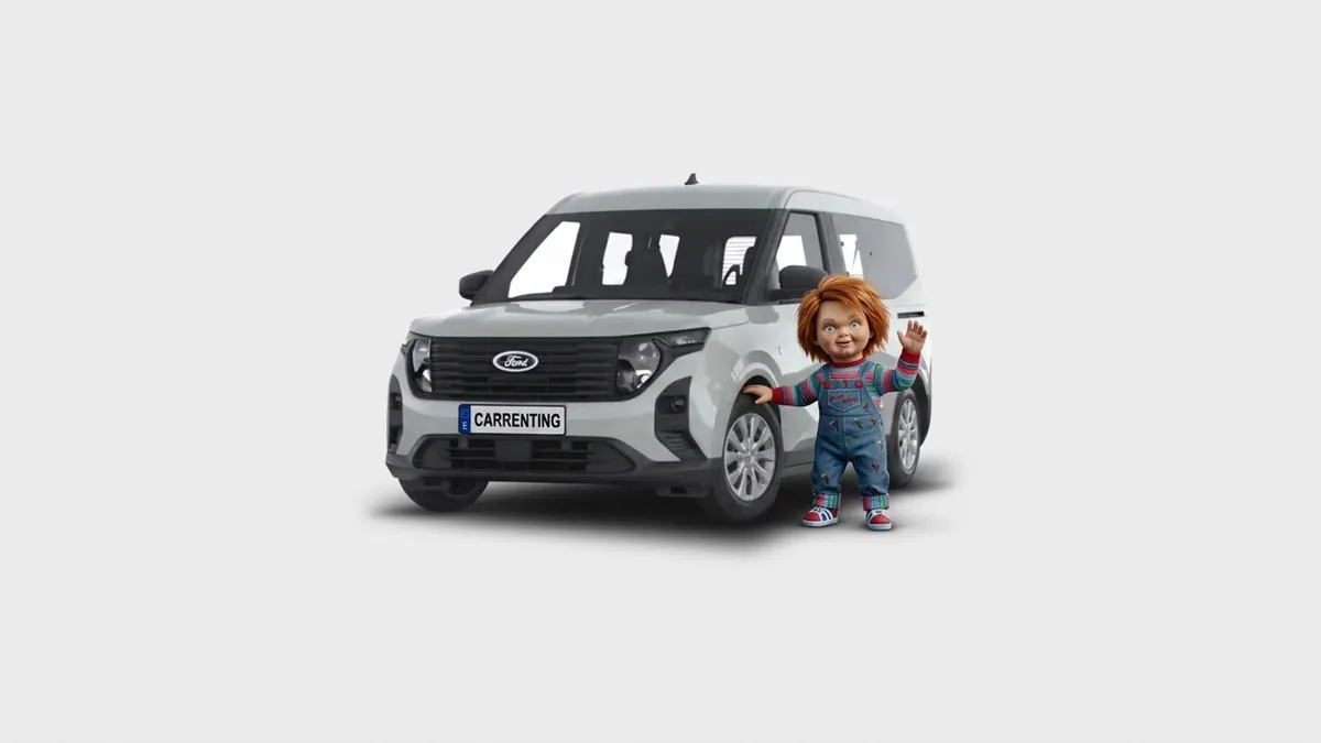 Ford Tourneo Courier Trend 1.0 Ecoboost 125CV M1 II en renting en Barcelona — Trasera