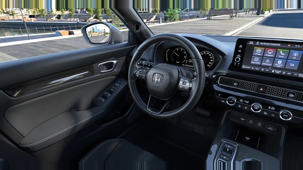 Honda Civic 2.0 i-MMD Elegance 184CV en renting en Barcelona — vista 7