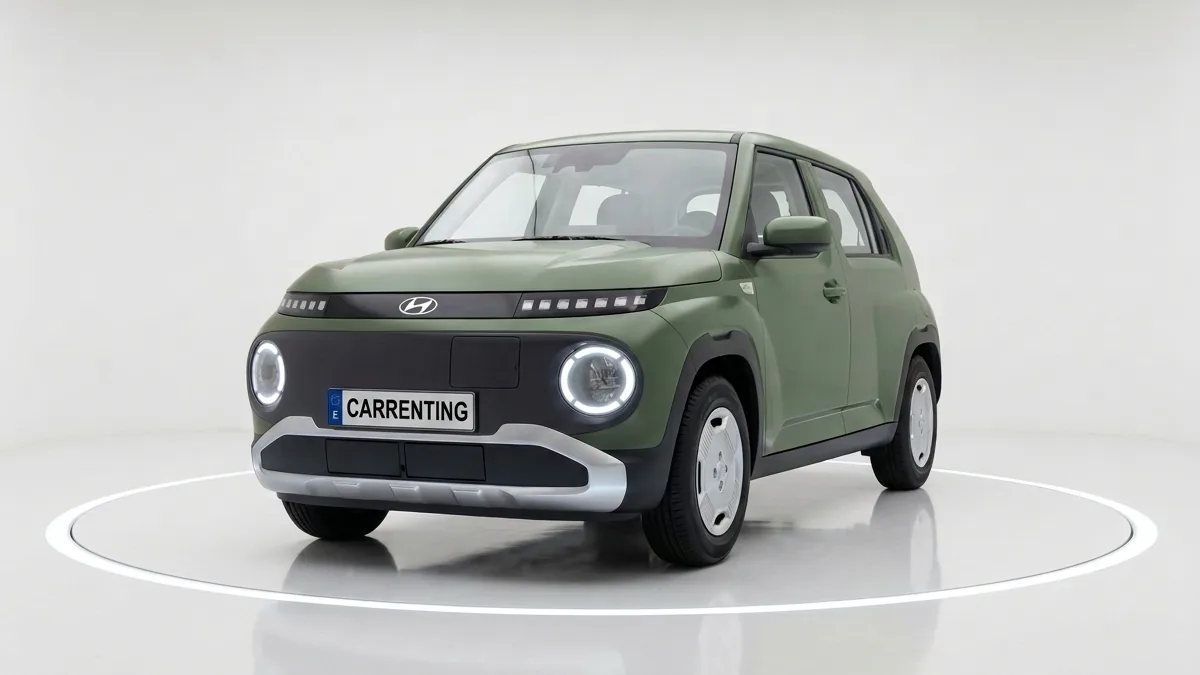 Hyundai Inster 97cv 42kWh Klass en renting en Barcelona — Lateral