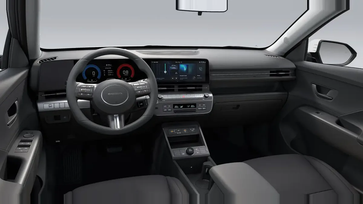 Hyundai Kona HEV 1.6 GDI Maxx DT 138CV en renting en Barcelona — Interior