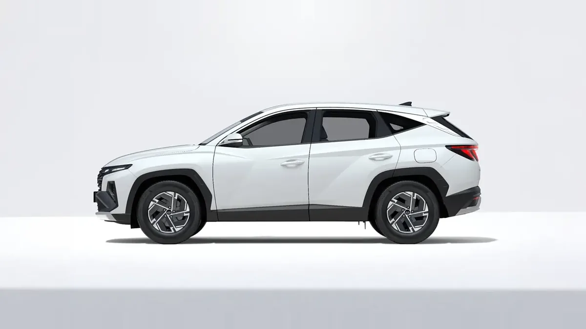 Hyundai Tucson FL 1.6T 239CV HEV AT Klass en renting en Barcelona — Delantera
