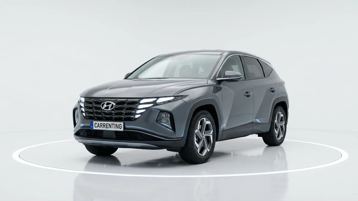 Hyundai Tucson Híbrido 1.6T HEV Klass AT 239CV en renting en Barcelona — Lateral