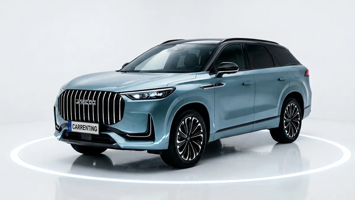 Jaecoo 8 PHEV Exclusive 1.5 TGDI 3DHT AWD 7p. en renting en Barcelona — Lateral