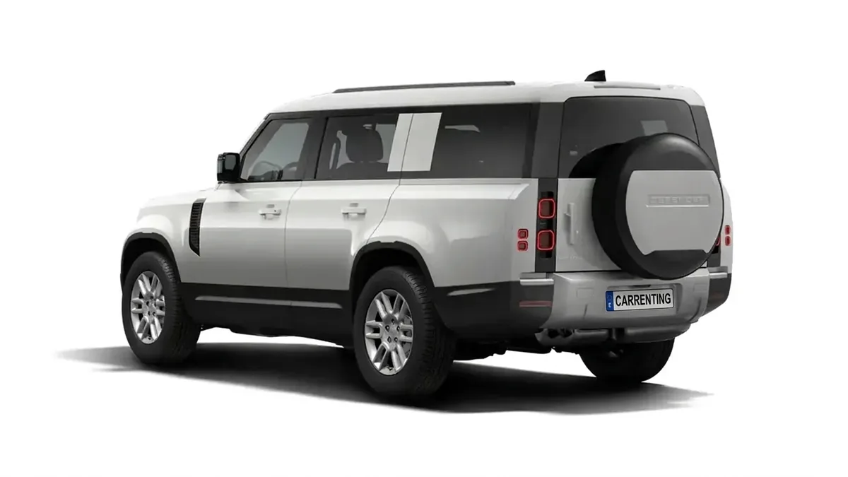 Land Rover Defender 3.0D I6 250S MHEV en renting en Barcelona — Delantera