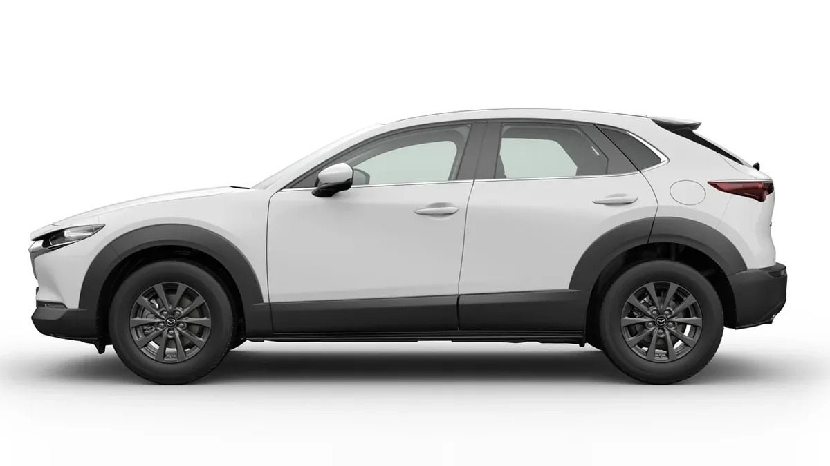 Mazda CX 30 2.5L e-SkyAct G MHEV 103kW Prime-Line en renting en Barcelona — Trasera