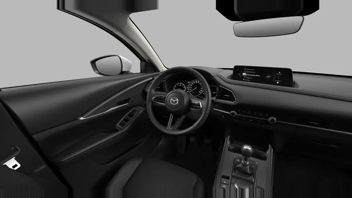 Mazda CX 30 2.5L e-SkyAct G MHEV 103kW Prime-Line en renting en Barcelona — Interior