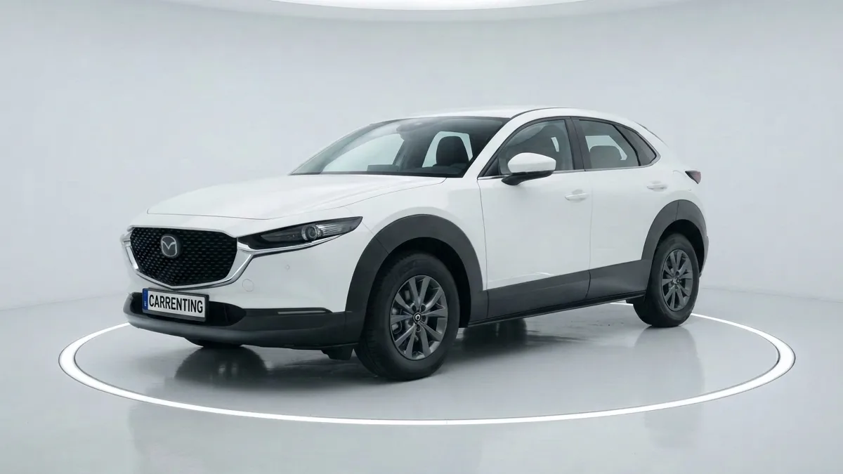 Mazda CX 30 2.5L e-SkyAct G MHEV 103kW Prime-Line en renting en Barcelona — Lateral