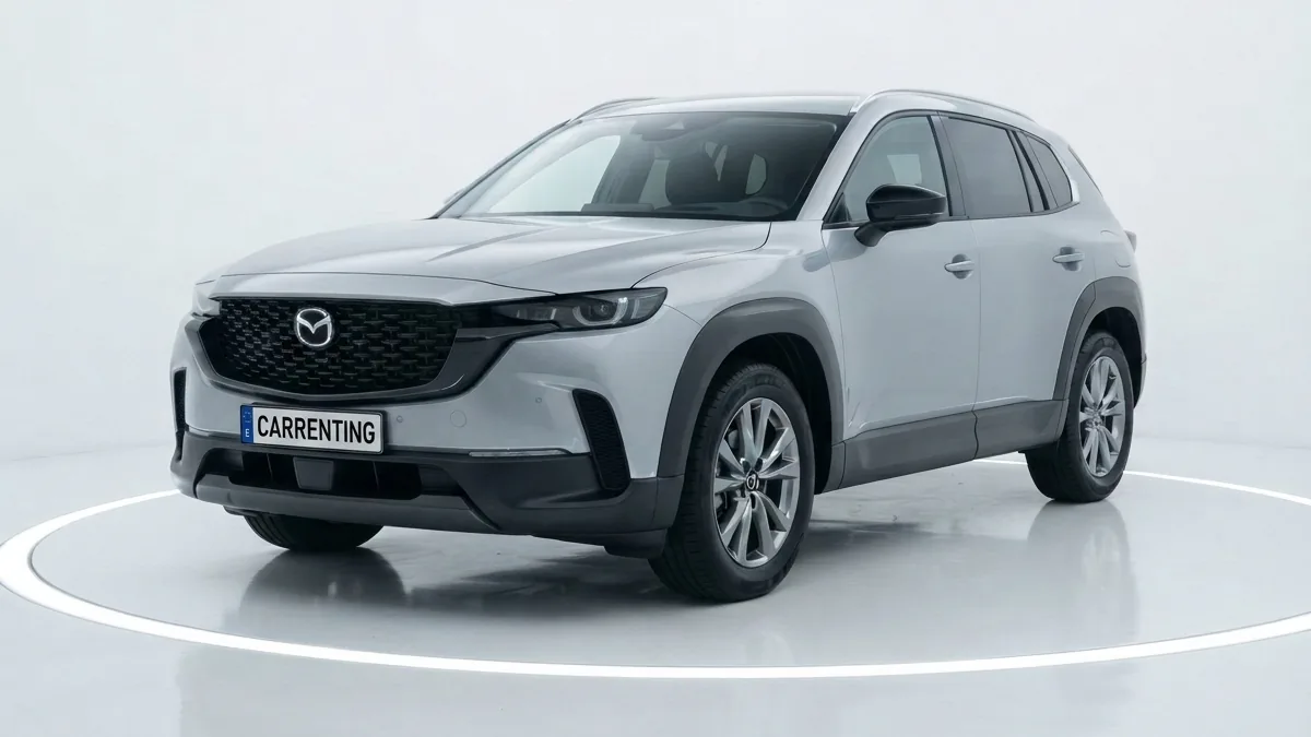 Mazda CX-5 2.5 Sky MHEV 141CV AT FWD Exclusive-Line en renting en Barcelona — Lateral
