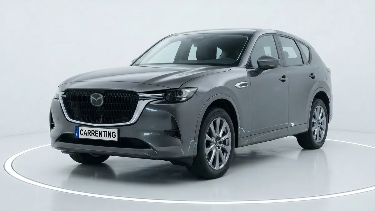 Mazda CX-60 e-Skyactiv D MHEV 8AT RWD Exclusive-Line en renting en Barcelona — Lateral