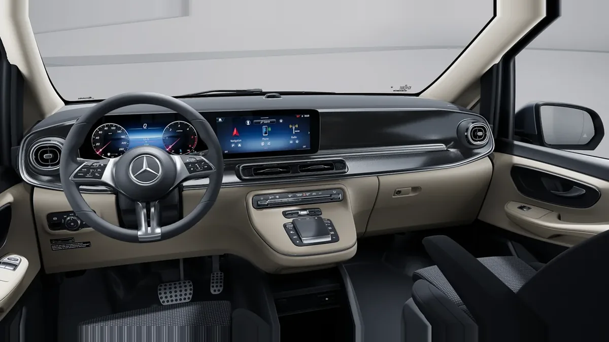 Mercedes-Benz Clase V Marco Polo 300d en renting en Barcelona — Interior