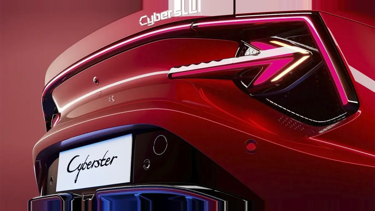 MG Cyberster Trophy Single Motor en renting en Barcelona — Delantera