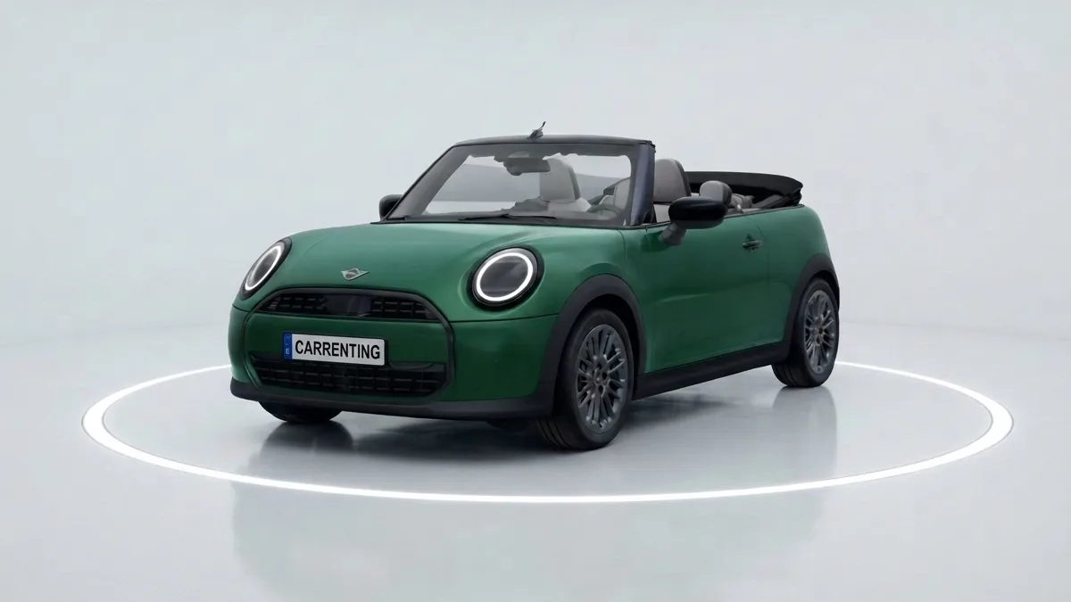 MINI Cooper C Cabrio Classic en renting en Barcelona — Lateral