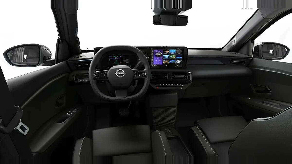 Nissan Micra 40kWh Acenta AT en renting en Barcelona — Interior