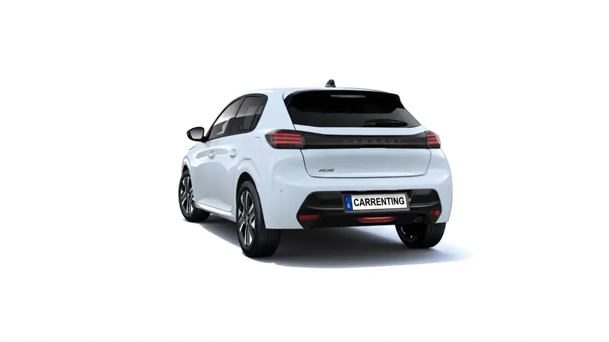 Peugeot 208 5P ALLURE TURBO 100 S&S 6VEL (MANUAL) en renting en Barcelona — Delantera