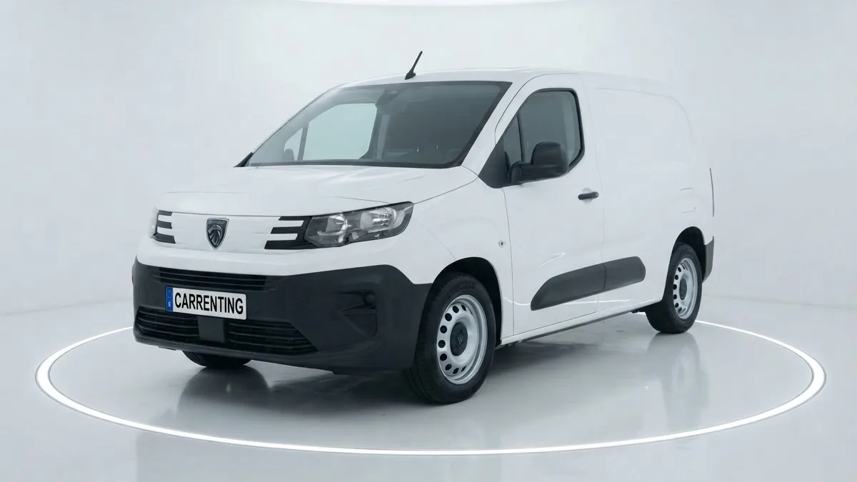 Peugeot Partner Furgón M Diésel 100CV Man en renting en Barcelona — Lateral