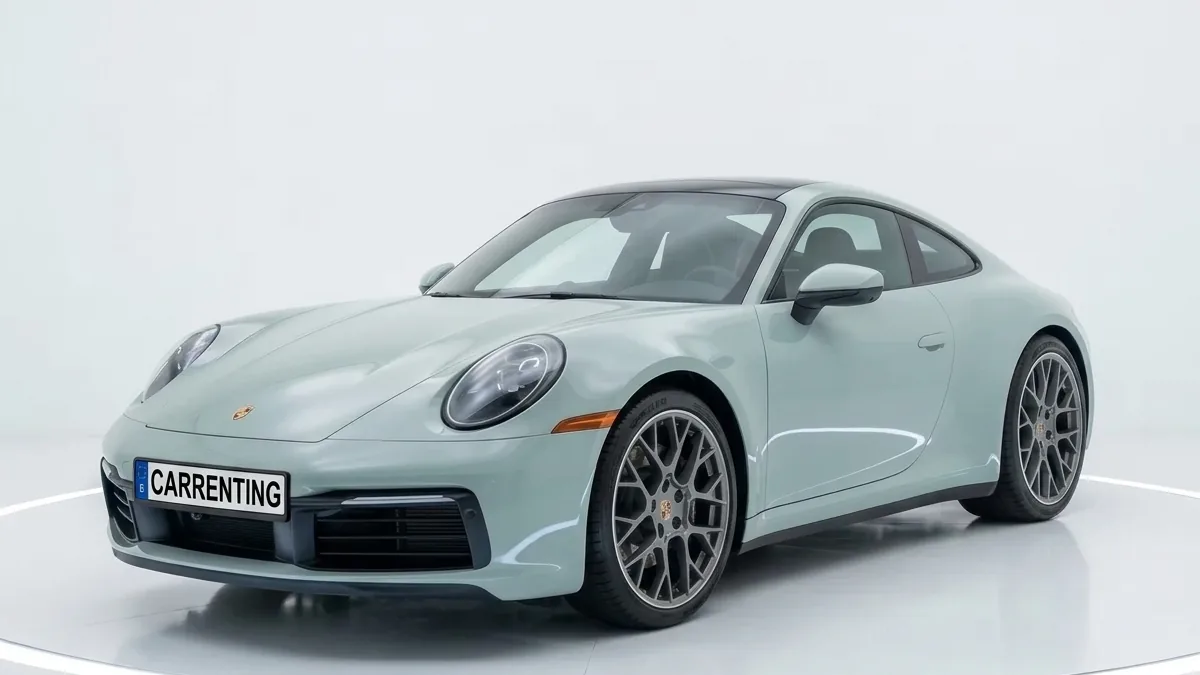Porsche 911 Carrera en renting en Barcelona — Lateral
