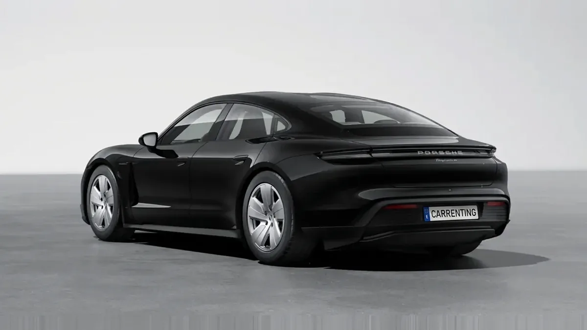 Porsche Taycan 4 en renting en Barcelona — Delantera