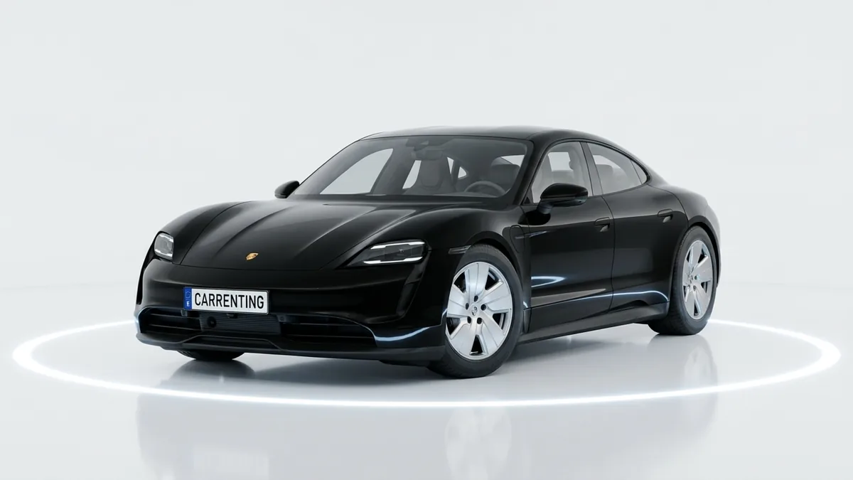 Porsche Taycan 4 en renting en Barcelona — Lateral