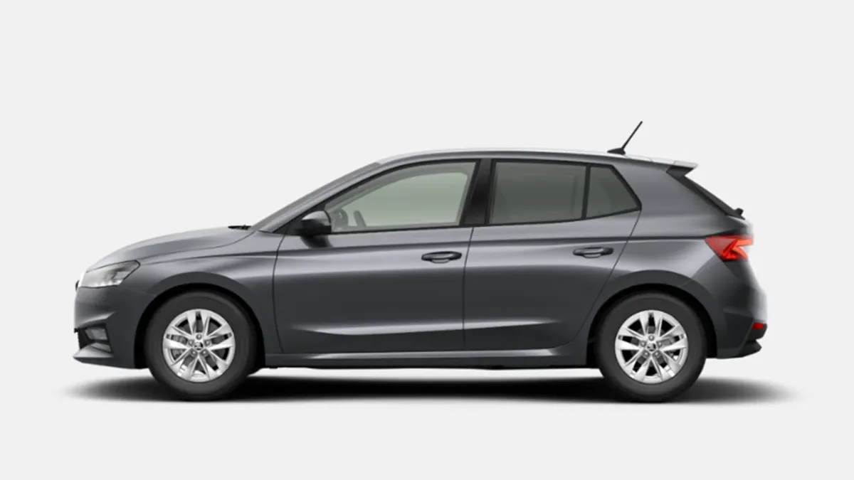 Škoda Fabia 1.0 TSI DSG Selection en renting en Barcelona — Delantera