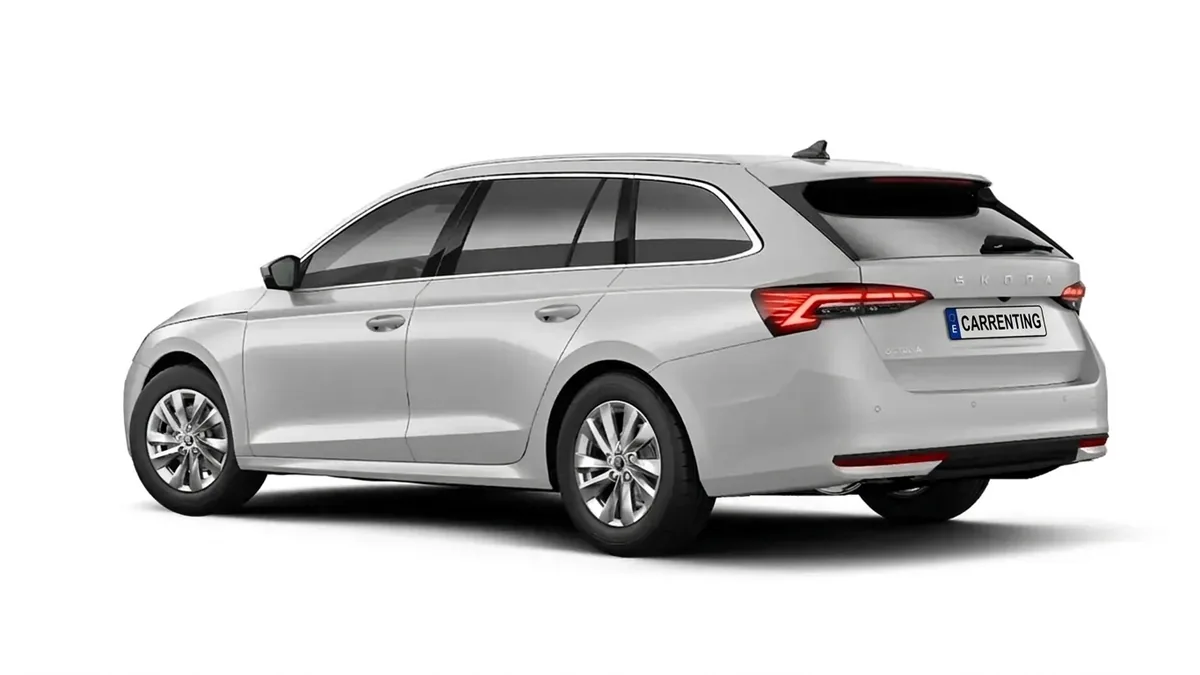 Škoda Octavia Combi Selection 2.0 TDI 150CV DSG 7vel en renting en Barcelona — Delantera