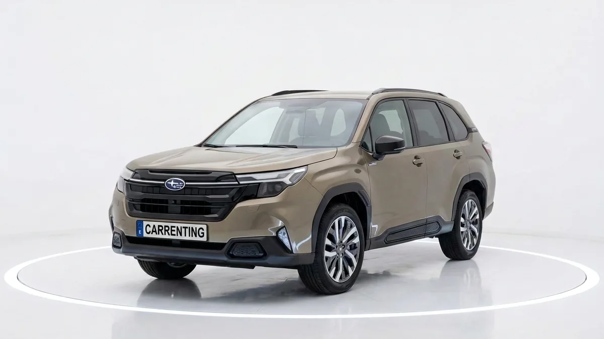 Subaru Forester 2.0i Hybrid Field CVT en renting en Barcelona — Lateral