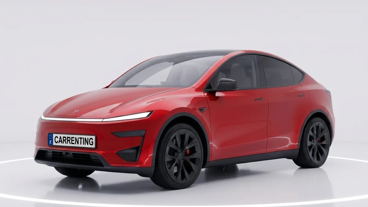Tesla Model Y Performance AWD en renting en Barcelona — Lateral