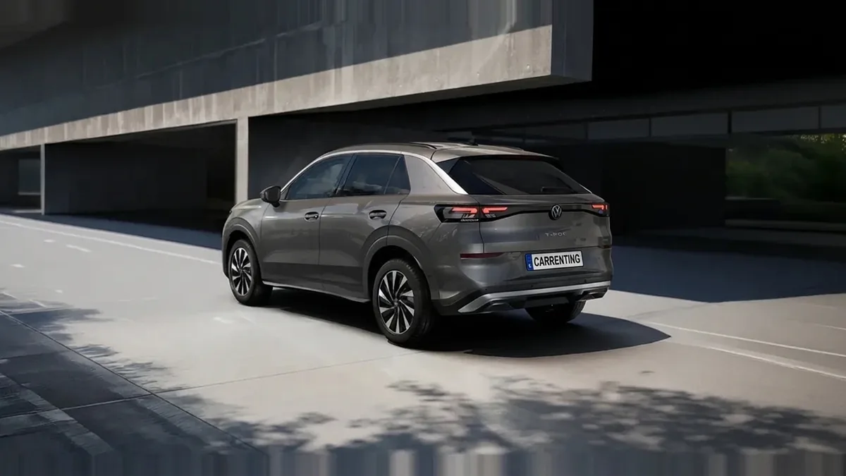 Volkswagen T-ROC Más 1.5 eTSI 110kW (150CV) DSG CW en renting en Barcelona — Delantera