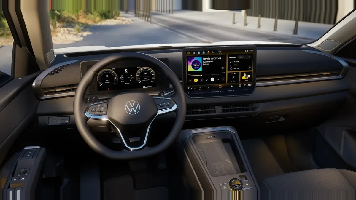 Volkswagen T-ROC Match 1.5 eTSI 85kW (116CV) DSG en renting en Barcelona — Interior